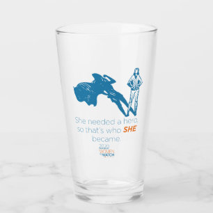Copo De Pint Taça de vidro alta W2W - Ela precisava de um herói
