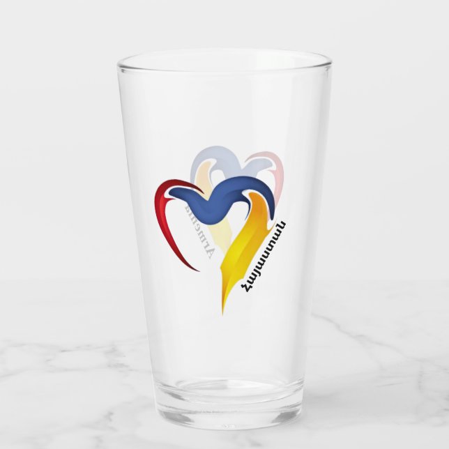 Copo De Pint Taça de Vidro Armênia (Verso)
