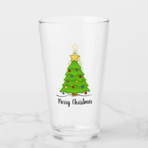 Copo De Pint Taça de Vidro de Árvore Natal