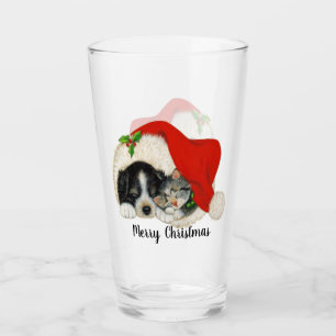 Copo De Pint Taça de Vidro do Melhor Amigo de Natal