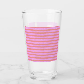 Copo De Pint Taça de Vidro Geométrico Rosa