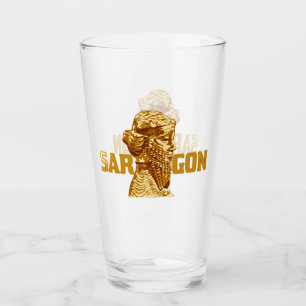Copo De Pint Taça de Vidro King Sargon