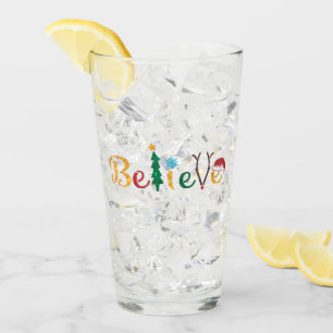 Copo De Pint Taça de Vidro Natal