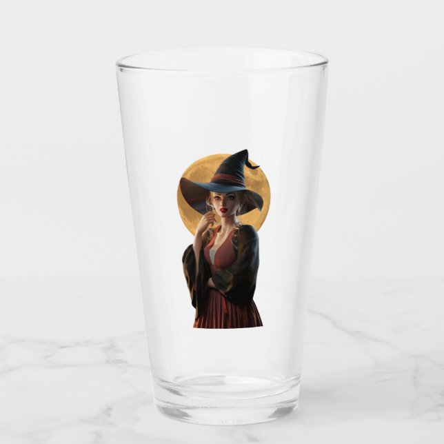 Copo De Pint Taça Enigmática De Café De Bruxa (Frente)
