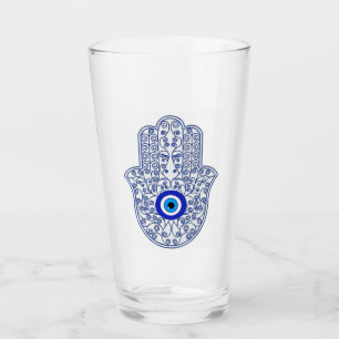 Copo De Pint Taça Hamsa Glass