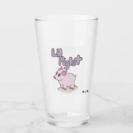 Copo De Pint Taça "Lil Piglet" (Vidro De Cerveja)