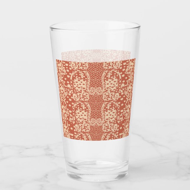 Copo De Pint Taças de Flores de Rosas (Frente)