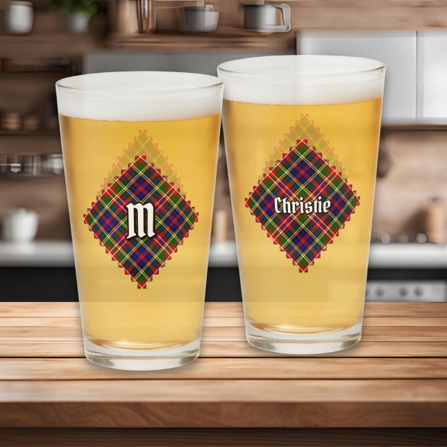 Copo De Pint Tartan do Clã Christie (Criador carregado)