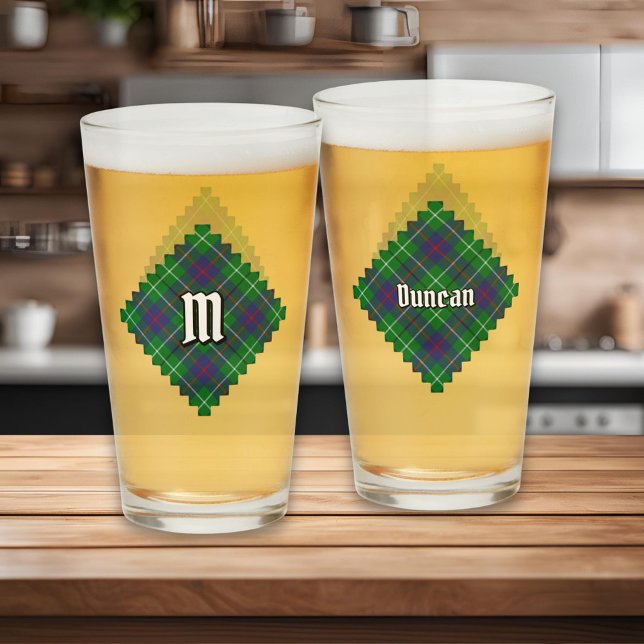 Copo De Pint Tartan do Clã Duncan (Criador carregado)