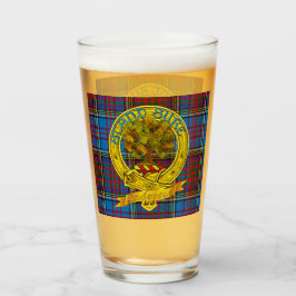 Copo De Pint Tartan & motivo do clã de Anderson
