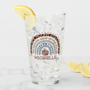 Copo De Pint Teacher Core Values Rainbow