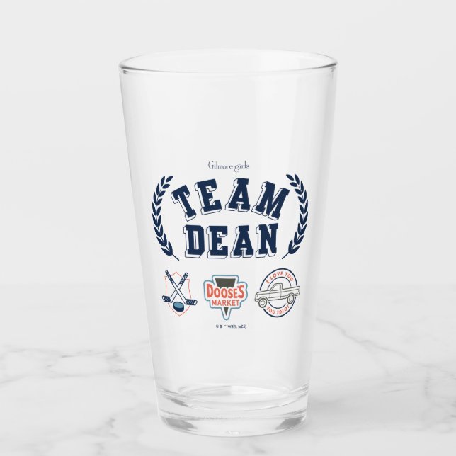 Copo De Pint Team Dean Gilmore Girls Design (Frente)