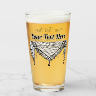 Copo De Pint Tecido Tradicional do Keffiyeh Scarf Palestino