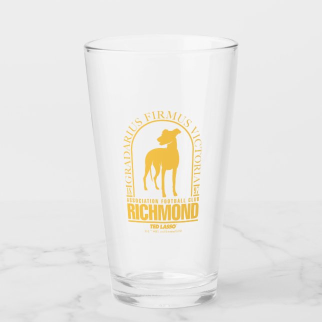 Copo De Pint Ted Lasso | AFC Richmond Gold Arched Logo (Frente)