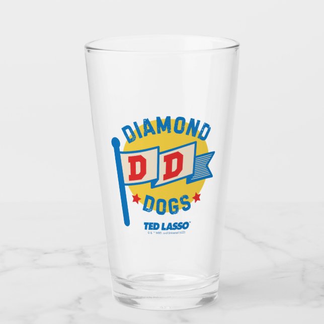 Copo De Pint Ted Lasso | Diamond Dogs Pennant Graphic (Frente)