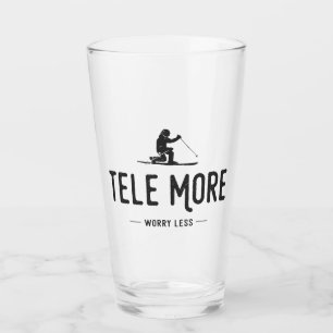 Copo De Pint Tele Mais Preocupado Menos