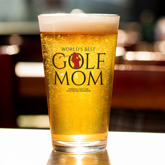 Copo De Pint Tendy Legal "MELHOR MÃE DE GOLFE DO MUNDO", Ponto  (Criador carregado)