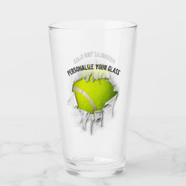 Copo De Pint Tênis torn (Personalizado)