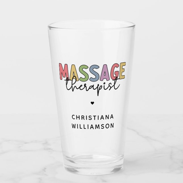 Copo De Pint Terapêutica de Massagem Personalizada | Presentes  (Frente)