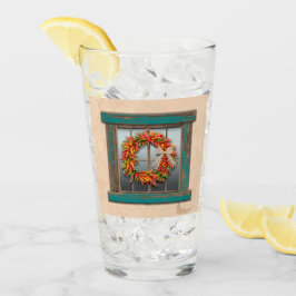 Copo De Pint Terra do Sudoeste do Chile na Janela da Madeira Az