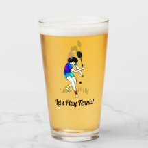 Texto personalizado do jogador de Tênis retroativo