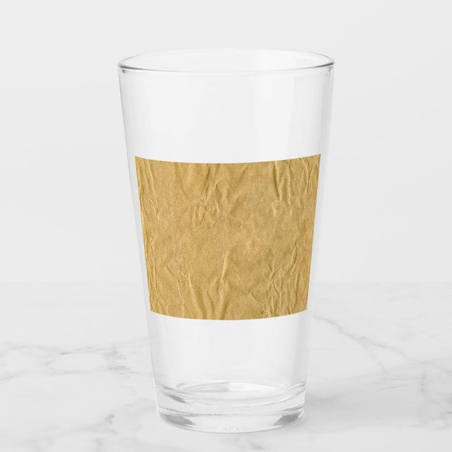 Copo De Pint Textura de cartão amassada (Frente)