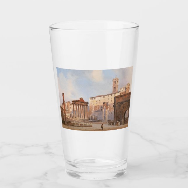 Copo De Pint The Ancient Roman Forum (por Ippolito Caffi) (Frente)