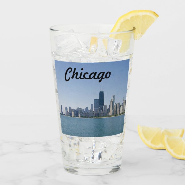 Copo De Pint The Chicago Skyline (Gelo traseiro)