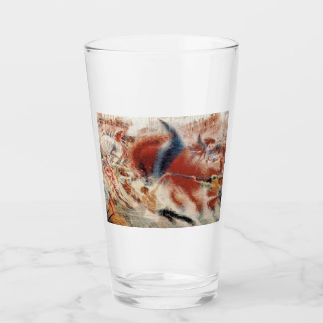 Copo De Pint The City Rises (por Umberto Boccioni) (Frente)