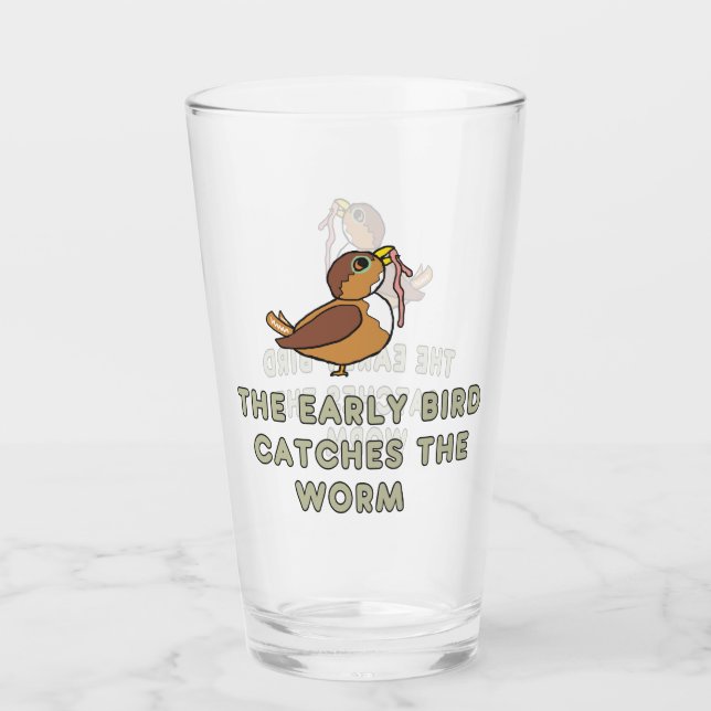 Copo De Pint The Early Bird Catches The Worm (Frente)