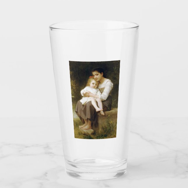 Copo De Pint The Elder Sister (por William Bouguereau) (Frente)
