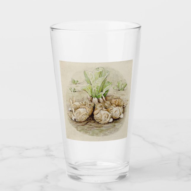 Copo De Pint The Flopsy Bunnies Asleep (por Beatrix Potter) (Frente)