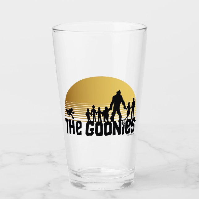 Copo De Pint The Goonies Sunset Silhouette Graphic (Frente)