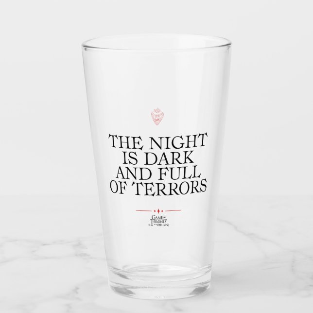Copo De Pint The Night is Dark and Full of Terrors (Frente)