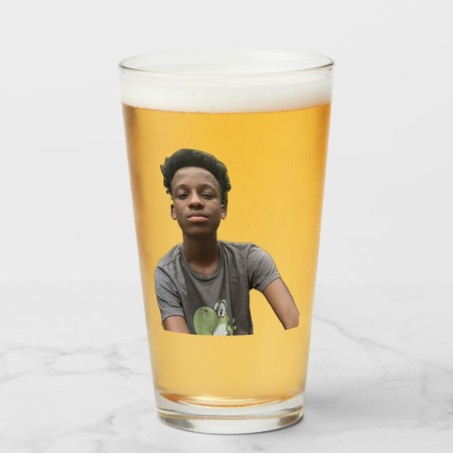 Copo De Pint The "Sip Like Clay" Glass (Frente (Preenchido))