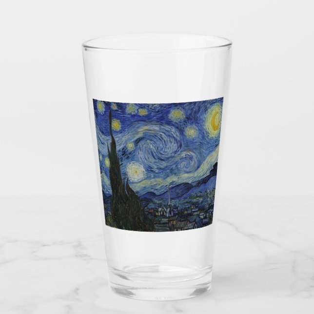 Copo De Pint The Starry Night (Vincent van Gogh) (Famosa Arte) (Frente)