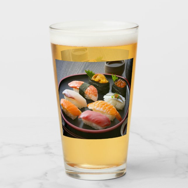 Copo De Pint The Sushi Roundtable – All-Star Nigiri Cheers (Frente (Preenchido))