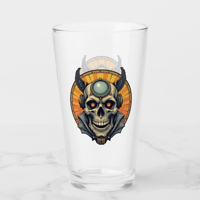 Copo De Pint The winged skull.  (Frente)
