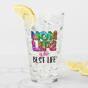 Copo De Pint Tie Dye Mãe A vida é a melhor