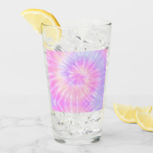 Copo De Pint Tiedye Pastel Rainbow Spiral Hippie Tie Dye