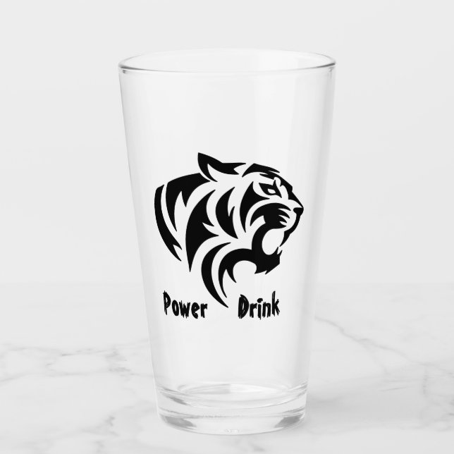 Copo De Pint Tiger Power Drink (Frente)