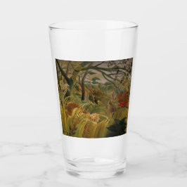 Copo De Pint Tigre surpreendido em uma tempestade tropical