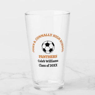 Copo De Pint Time Personalizado da Equipe de Futebol da Orange 