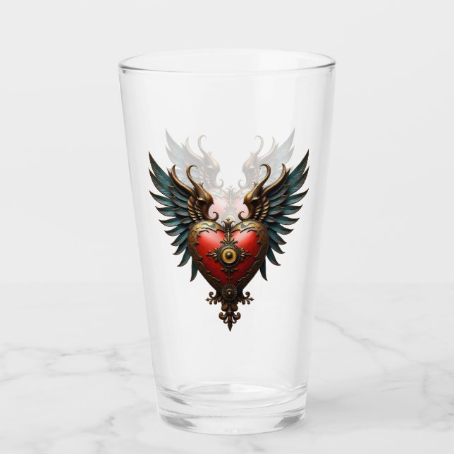 Copo De Pint Timeless love, surreal elegance in steampunk style (Frente)