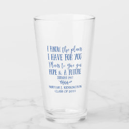 Copo De Pint Tipografia de Graduação Versa da Bíblia Cristã Mod