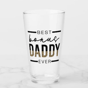 Copo De Pint Tipografia do Melhor Pai de Bônus Nunca Leopardo