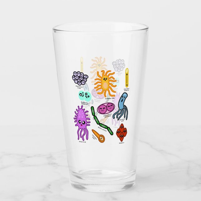 Copo De Pint Tipos De Bactérias (Frente)