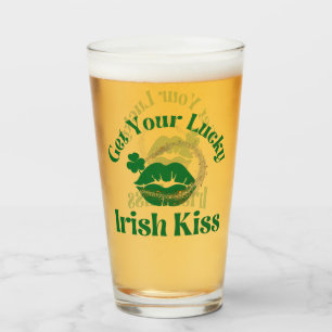 Copo De Pint Tire Sua Sorte Irlandesa De Beijo 2