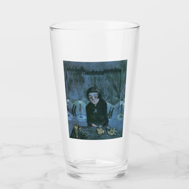 Copo De Pint Tired Flower Girl (por Walter Gramatté) (Frente)