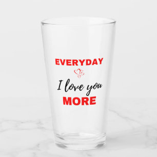 Copo De Pint Todo Dia Eu Te Amo Mais Preto